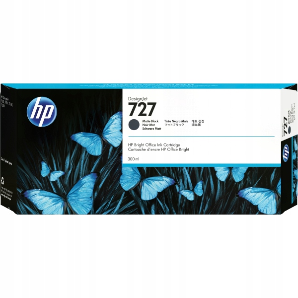 Atrament Hp 727 Matná čierna C1Q12A T920 T1500 T2500