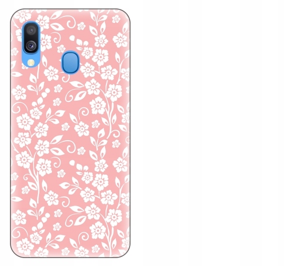 

Etui pokrowiec Samsung Galaxy A40 Floral kwiaty
