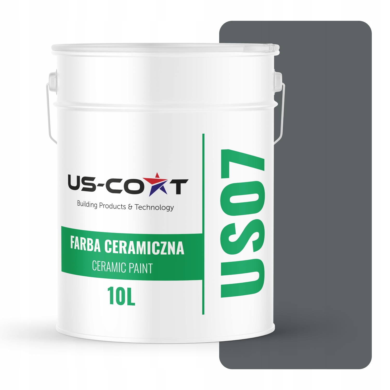 Keramická Farba Na Stenu Farba Antracitová H0912 10L Matná Na Steny Stropov