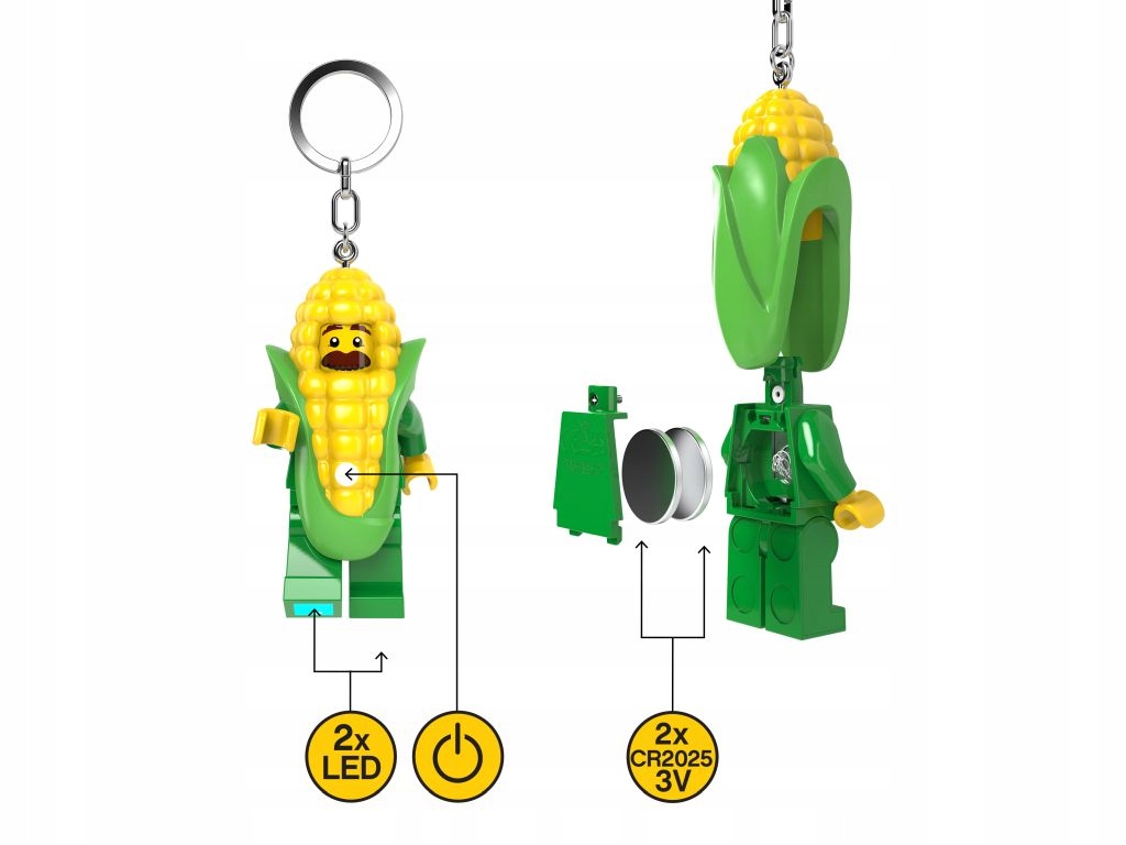 LEGO BRELOK LATARKA LED Kukurydza LGL-KE242H Marka LEGO