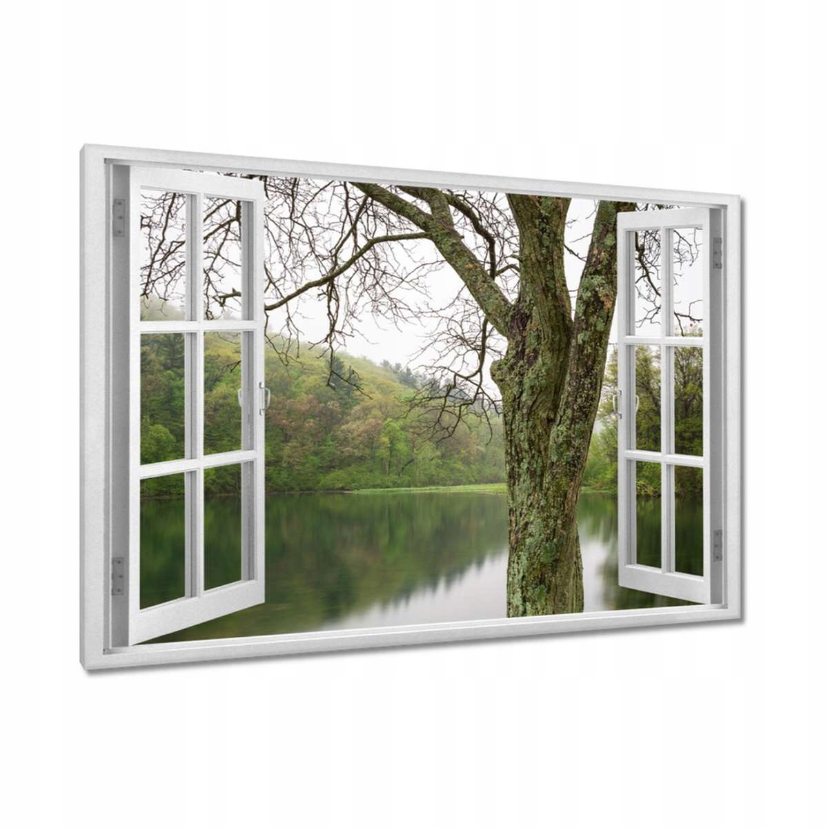 Obrazy 120x80 Strom Řeka Les