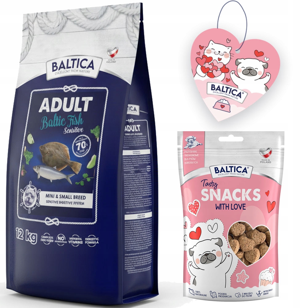 Levně Baltica Baltic Fish Sensitive Malá 12 Kg Pro Malá Plemena S Baltskými Rybami