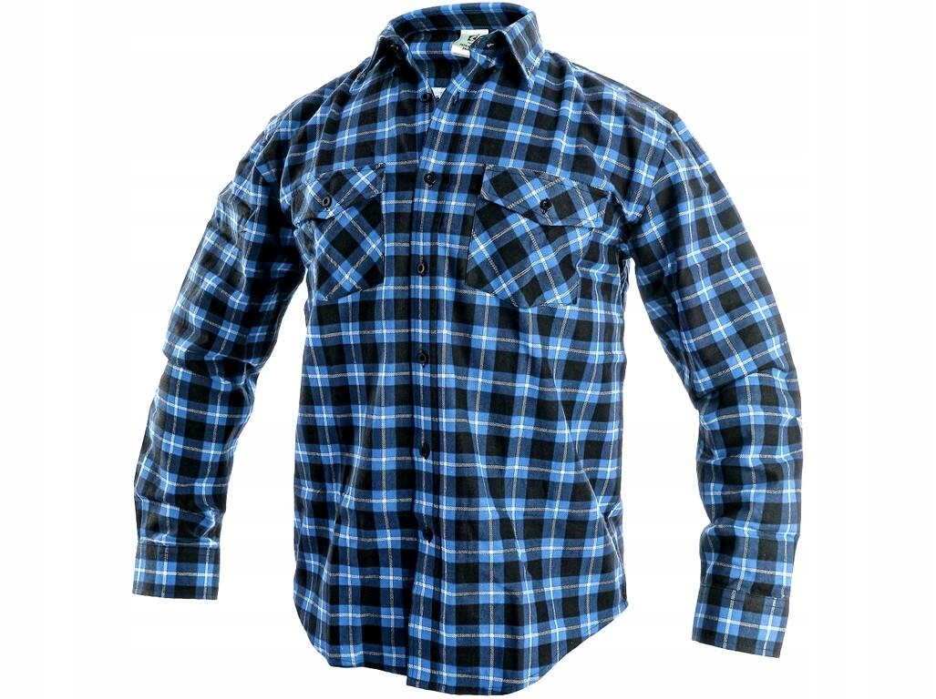 

Koszula Flanelowa Niebiesko-cz Tom r. 39-40 (s/m)