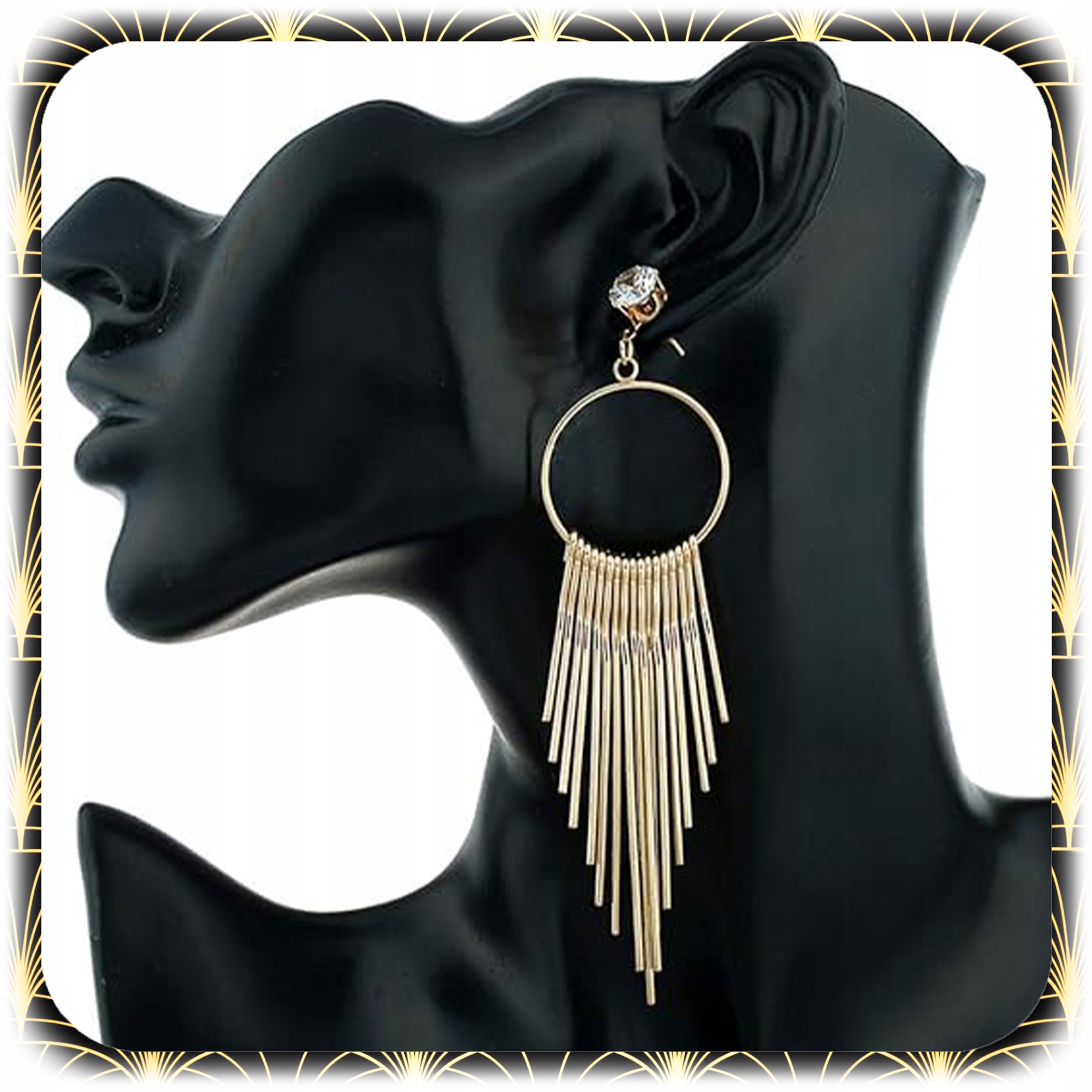 ZESTAW RETRO DAMSKI LATA 20 30 FLAPPER PRZEBRANIE KARNAWAŁ CYGARETKA 7 EL. Marka inny