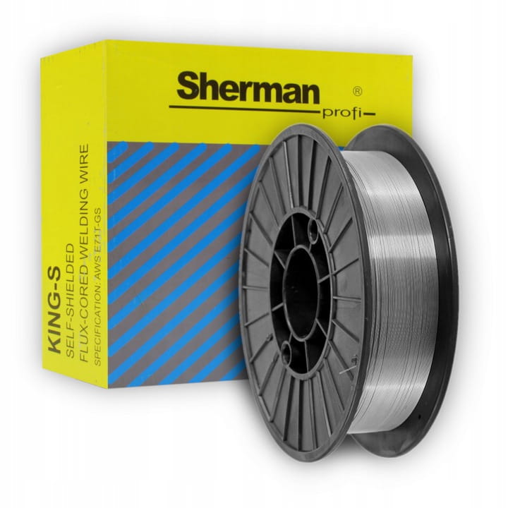 Drut proszkowy samoosłonowy King-s 0,8 mm 4,5 kg