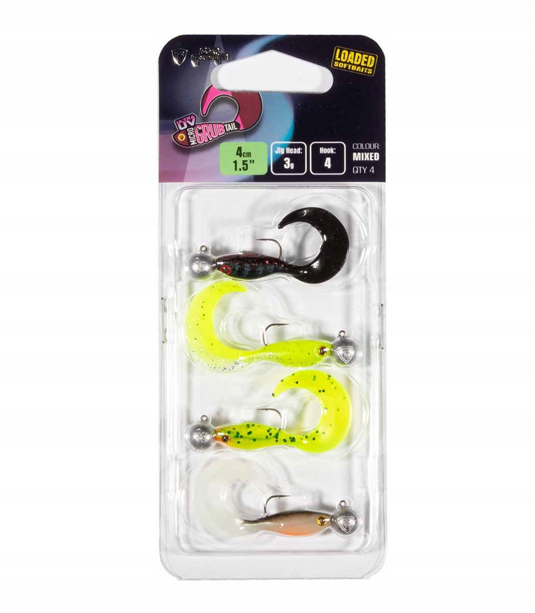 Zestaw Gum Fox Rage Micro Grub Uv Mixed Pack