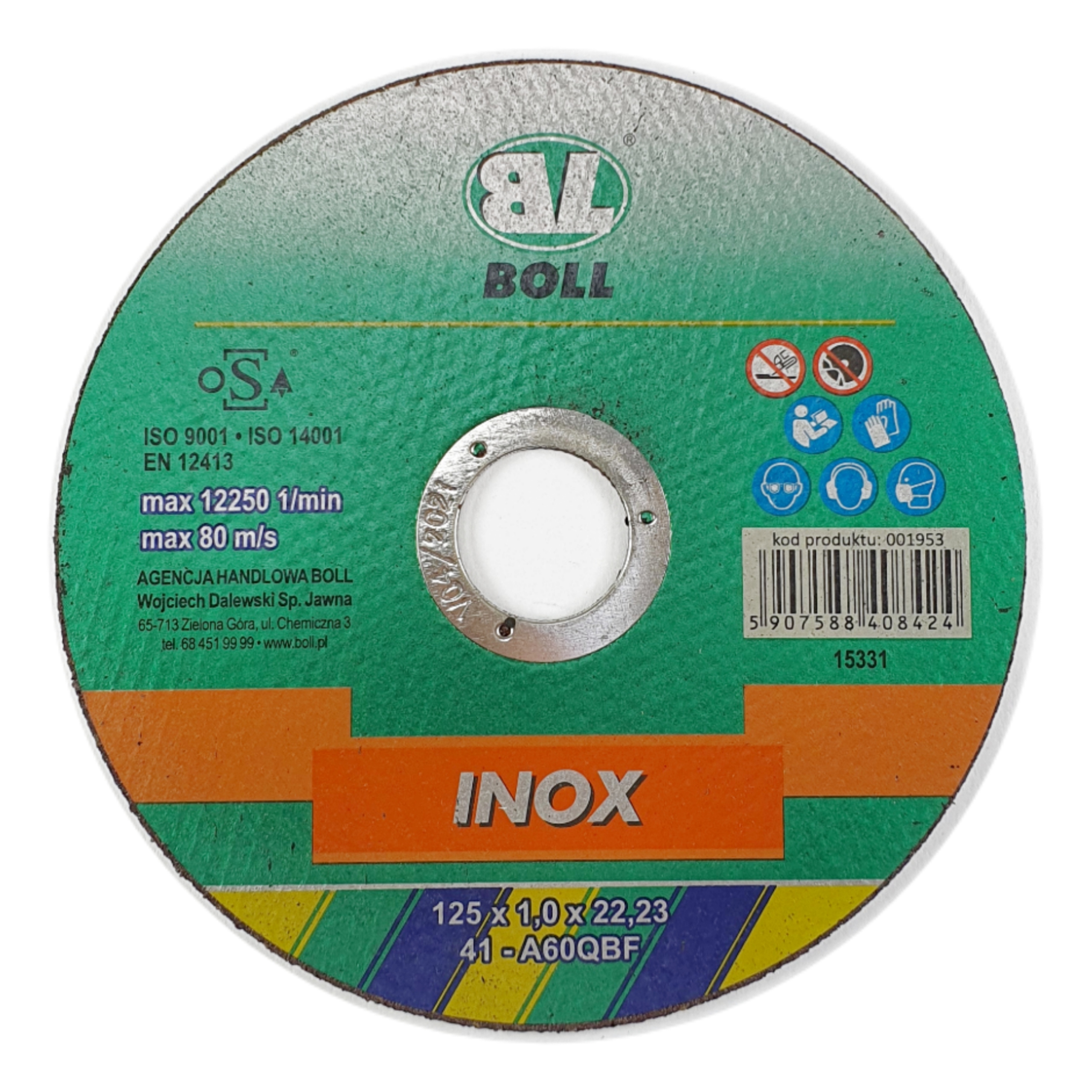 

Boll Tarcza cięcia inox 41-125x1,0mm