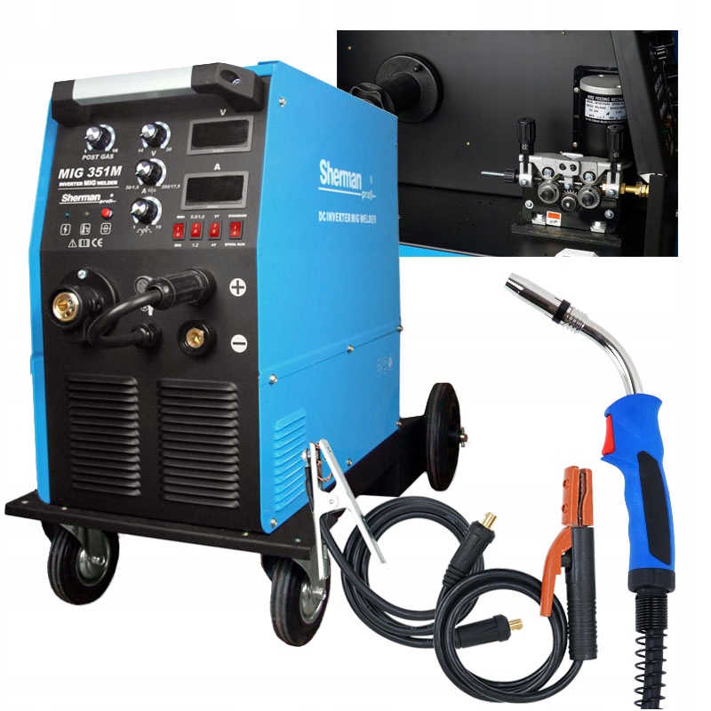 Spawarka MIGOMAT Sherman MIG 350 400V 4x4 350A MAG