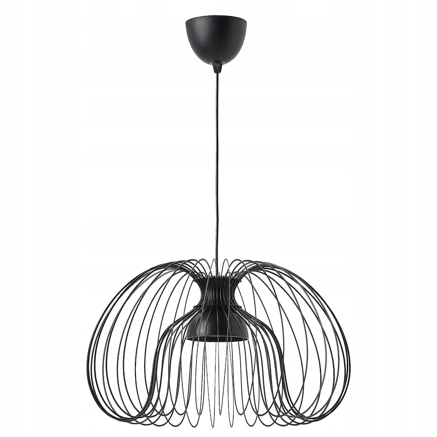 Ikea Kallfront Hemma Lampa wisząca, czarny, 52 cm