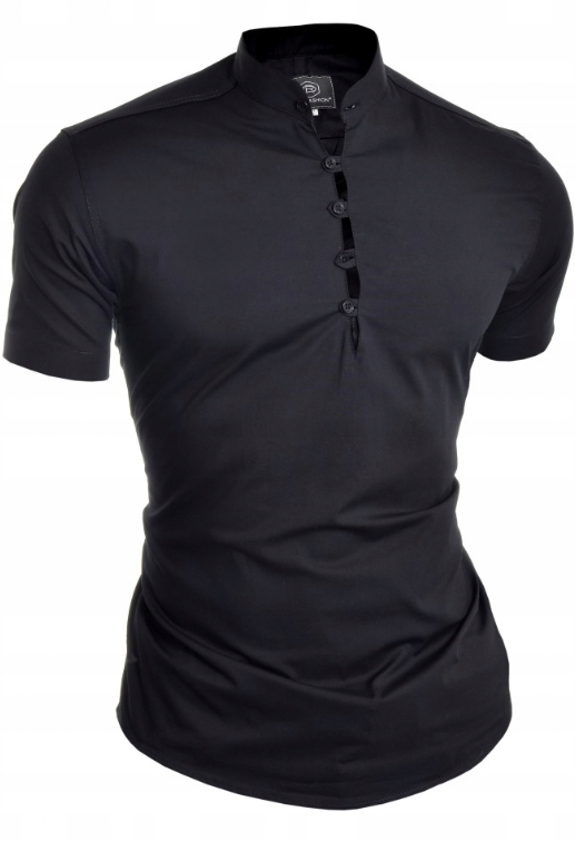 

Koszula Męska Stójka Casual Nowość Comfort Slim