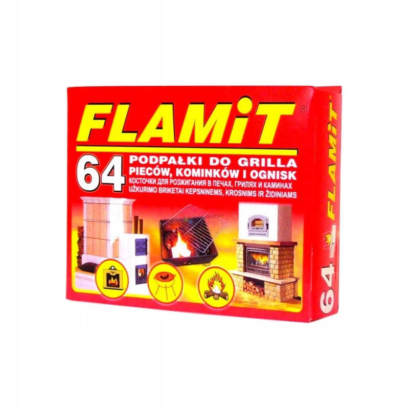 

Podpałka do kominka Rozpałka Piec Grill FLAMiT 64