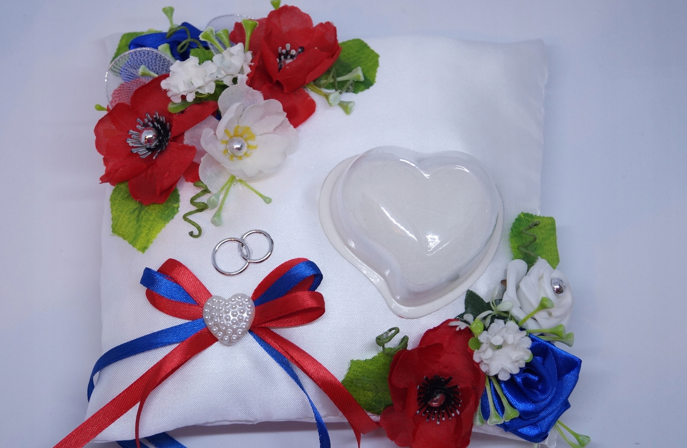 Poduszka PODUSZECZKA Na OBRĄCZKi ŚLUB Dodatek Folk Kod producenta 17