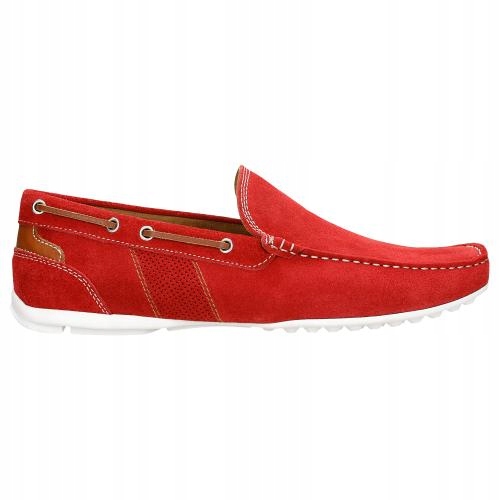

Buty Wojas Półbuty męskie skóra czerwone r. 45