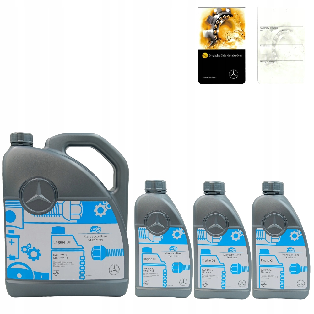 Motorový Olej Mercedes Mb 229.51 5W-30 8L