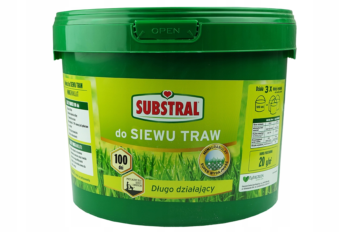 

Nawóz do siewu traw Trawnika 100dni 10kg Substral
