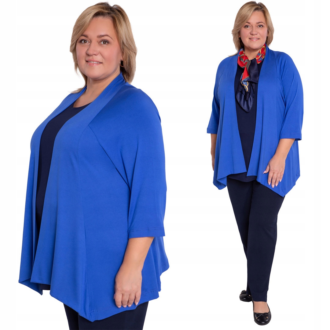Plátěný přehoz z viskózy plus size, velikost 50/52