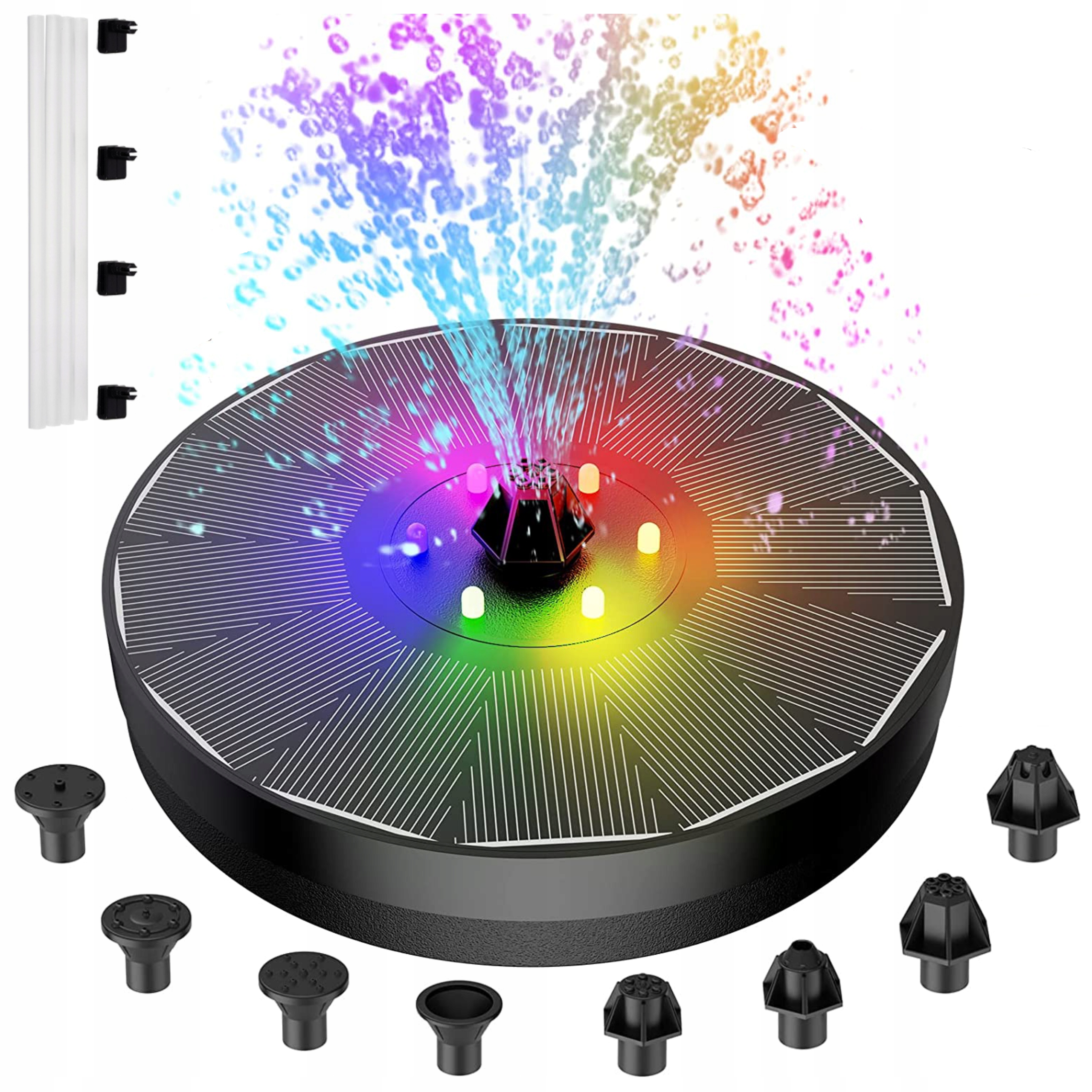

Solarna Fontanna Ogrodowa Led Pływająca Pompa Wody