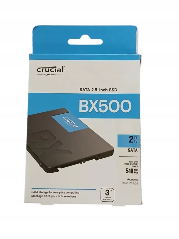 Dysk Ssd Crucial CT2000BX500SSD101 2TB 2,5" Sata 649528939463