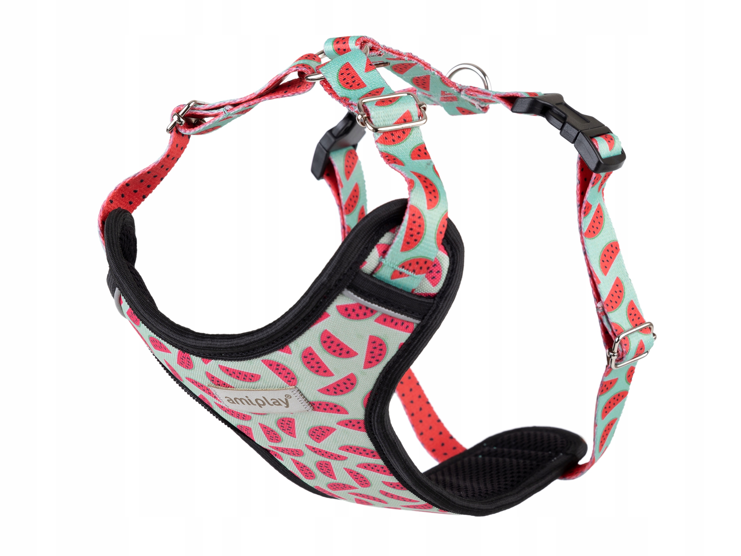 Amiplay Szelki regulowane Discovery BeHappy XL 40-60 60-85cm Watermelo