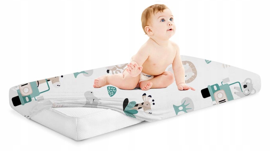 PRZEŚCIERADŁO DO ŁÓŻECZKA 160x80 Z GUMKĄ BAWEŁNA 100% BABYMAM Marka Babymam