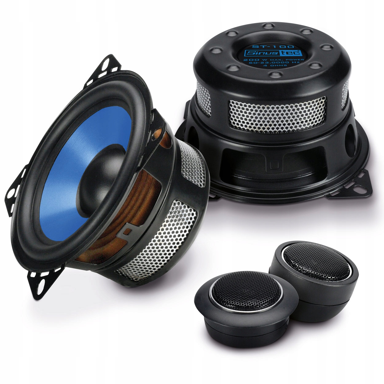 Sinustec ST-100 głośniki samochodowe 10cm 100mm System Germany