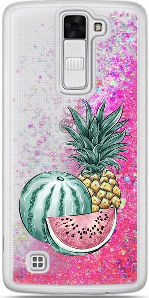 

Etui płynny brokat Owoce Ananas Arbuz do Lg K8