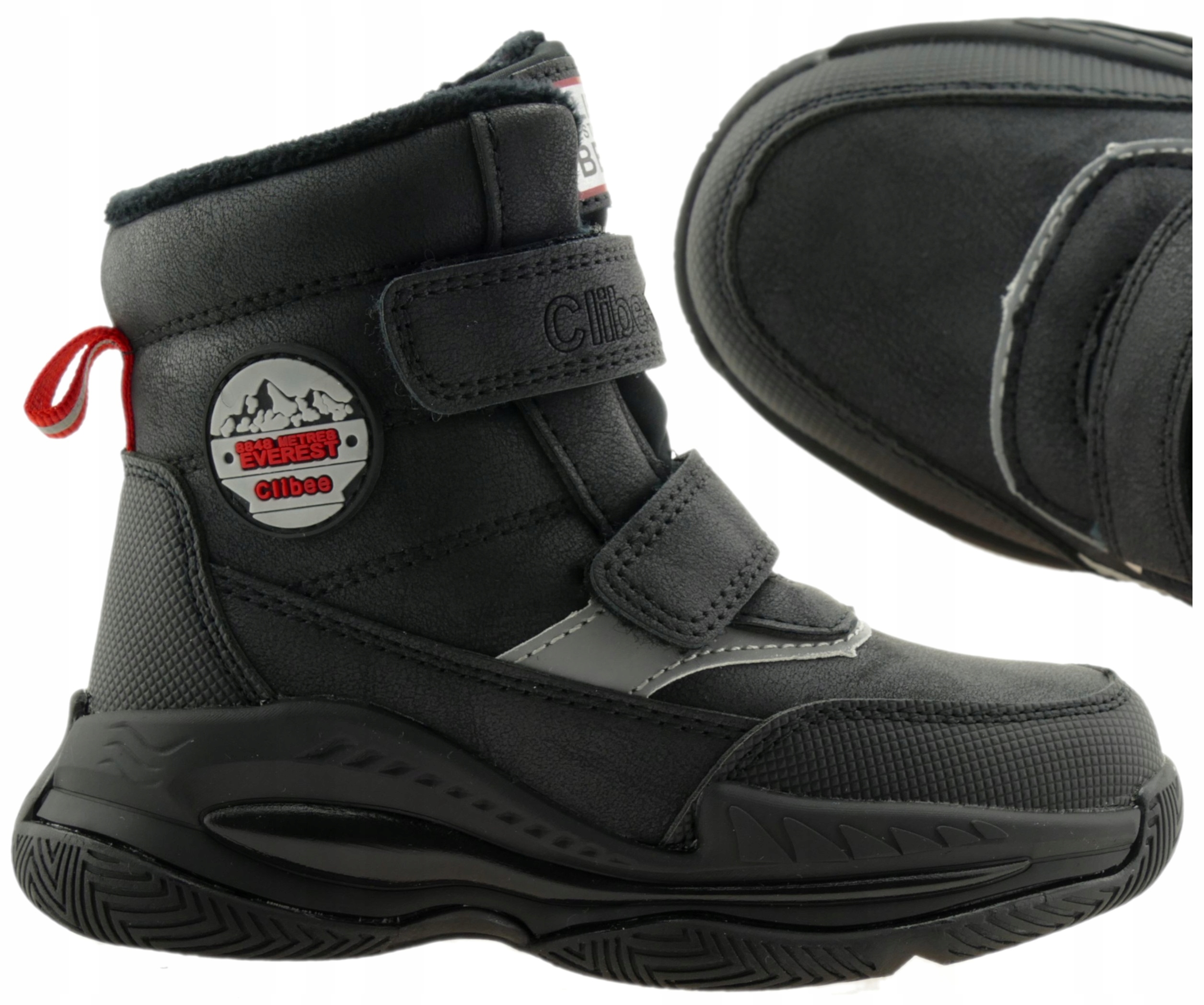 

Buty Zimowe Chłopięce Ocieplane Śniegowce Rzepy 27