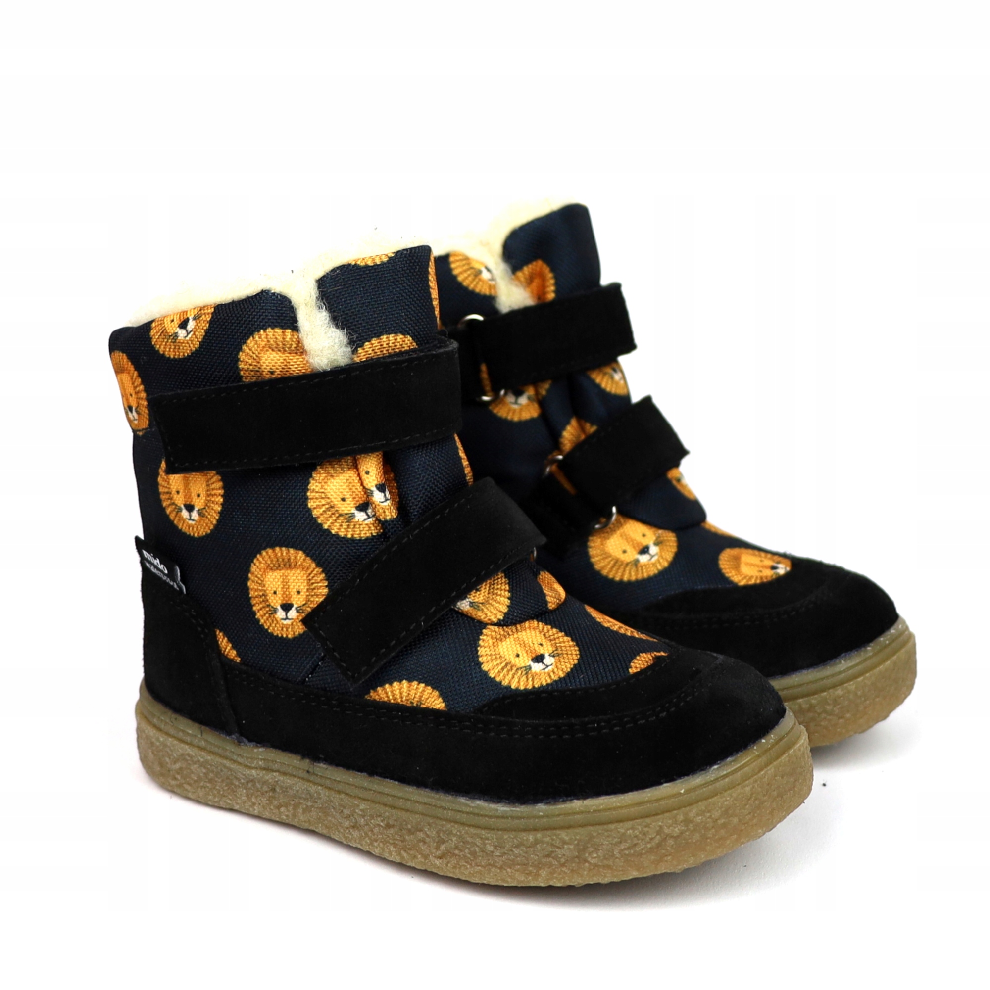 Zimowe buty Midoshoes 32-40 Black Lion Wełna -Membrana r.29