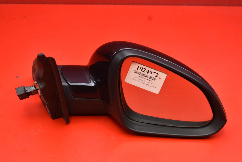 mirror right black, EU 13320193 OPEL INSIGNIA A 08-14 5 PIN