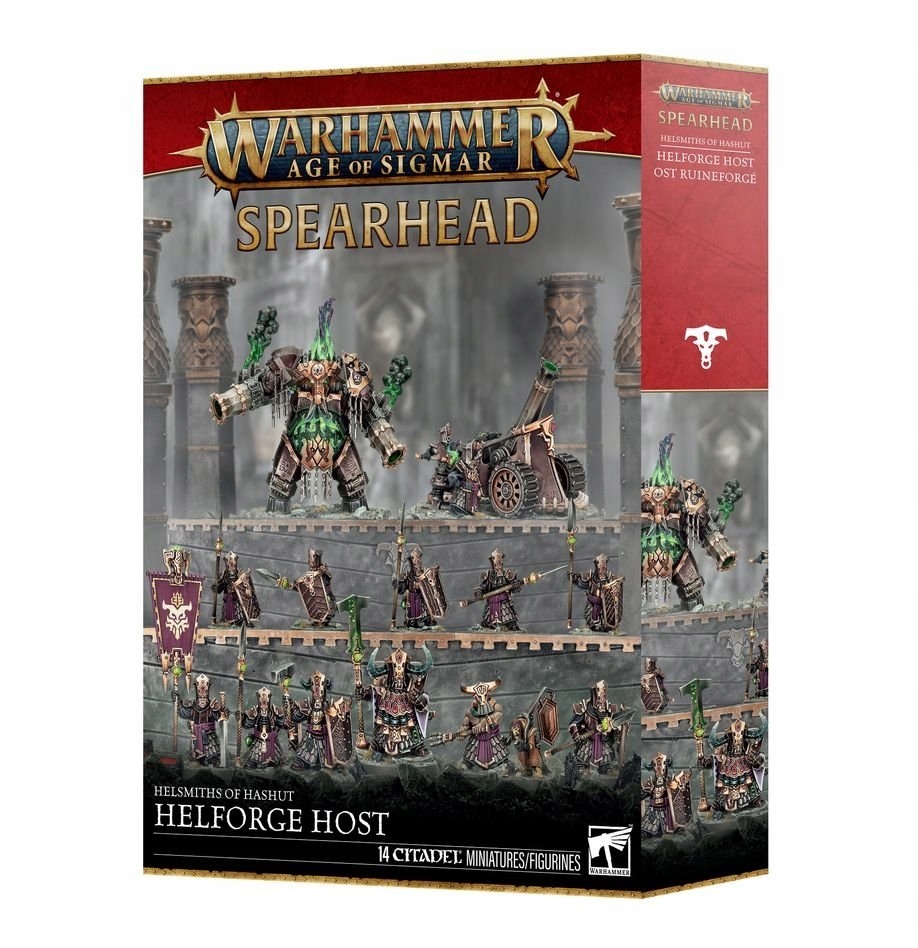 Spearhead Helsmiths of Hashut Krasnoludy Chaosu Warhammer AoS Nowy Zestaw