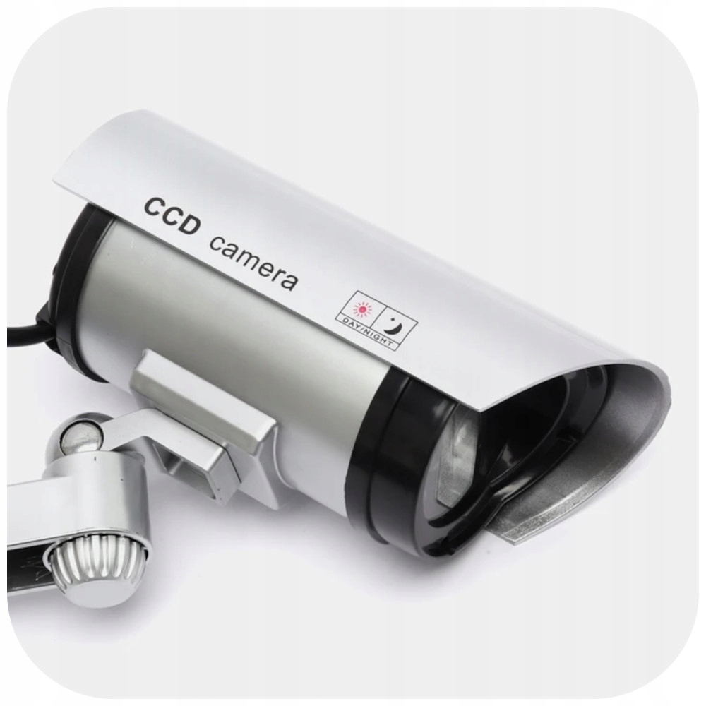 ATRAPA KAMERY PRZEMYSŁOWEJ IR ZEWNĘTRZNA Z DIODĄ LED KAMERA MONITORING Stan opakowania oryginalne