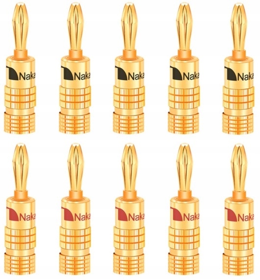Nakamichi Banánové Zástrčky Gold Limited 10 Ks