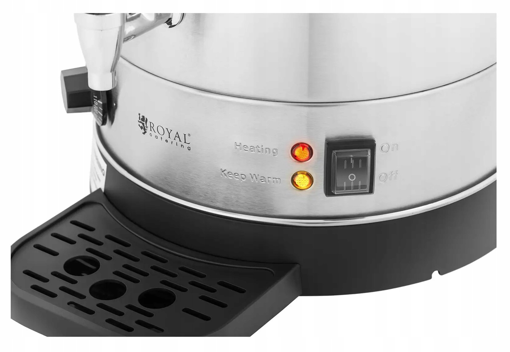 Warnik do wody 19.7l 2500W ociekacz srebrny Royal Catering RC-WBDW21