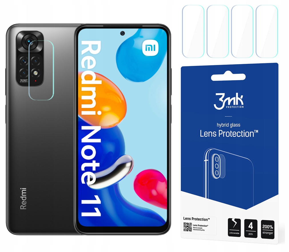 

3MK Szkło na Obiektyw Lens do Xiaomi Redmi Note 11