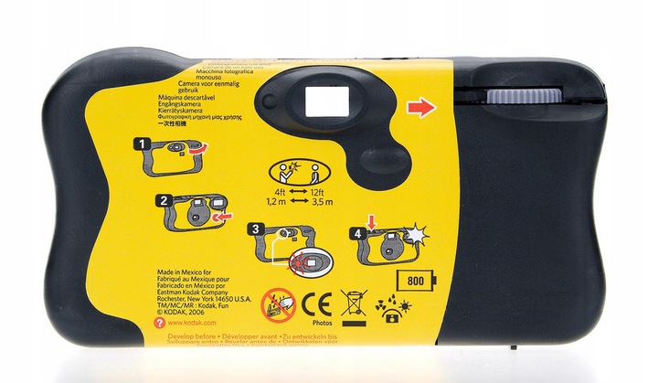 Aparat jednorazowy Kodak Fun Flash 27 szt. zdjęć Model Fun Flash