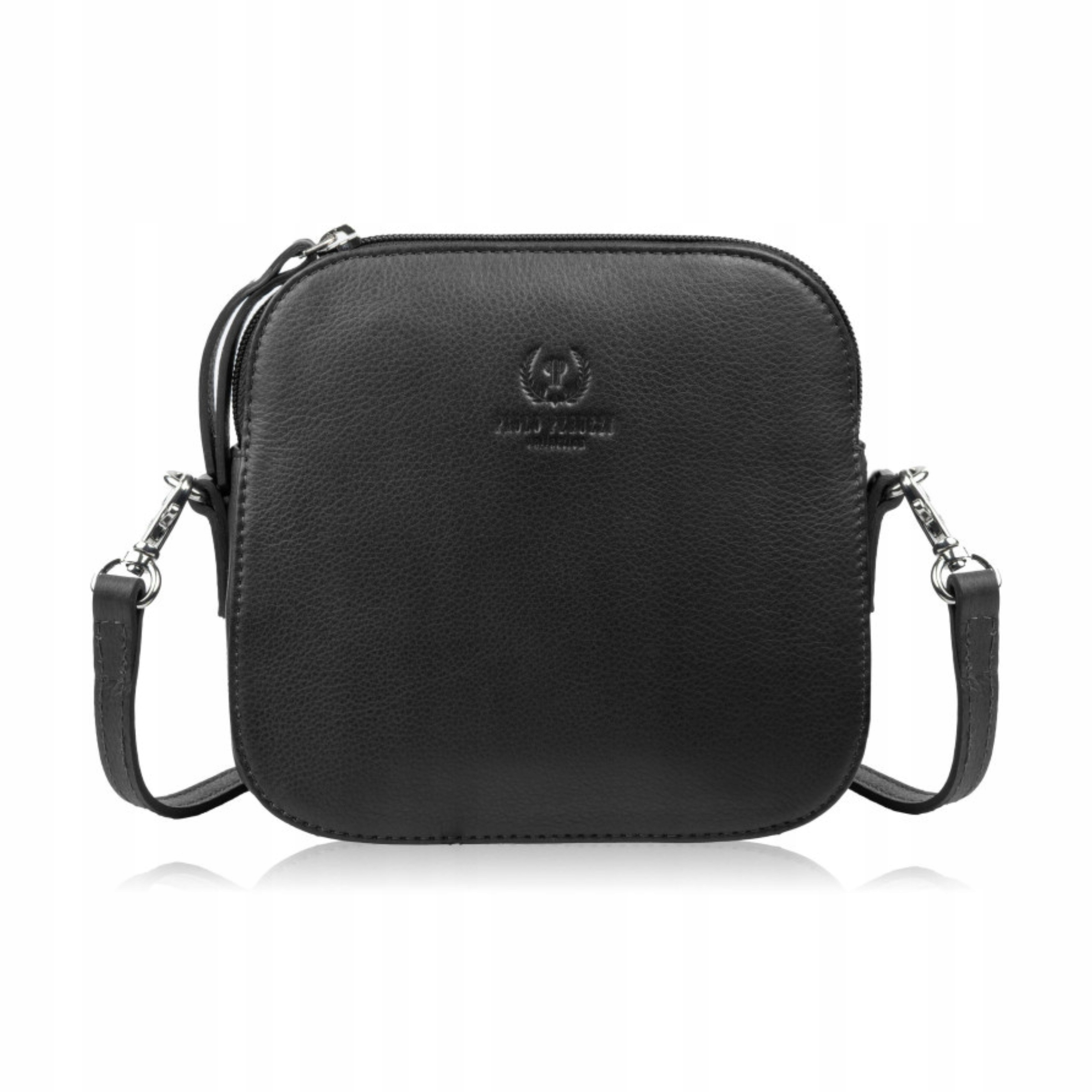 Malá dámská kabelka přes rameno Crossbody kožená Paolo Peruzzi černá