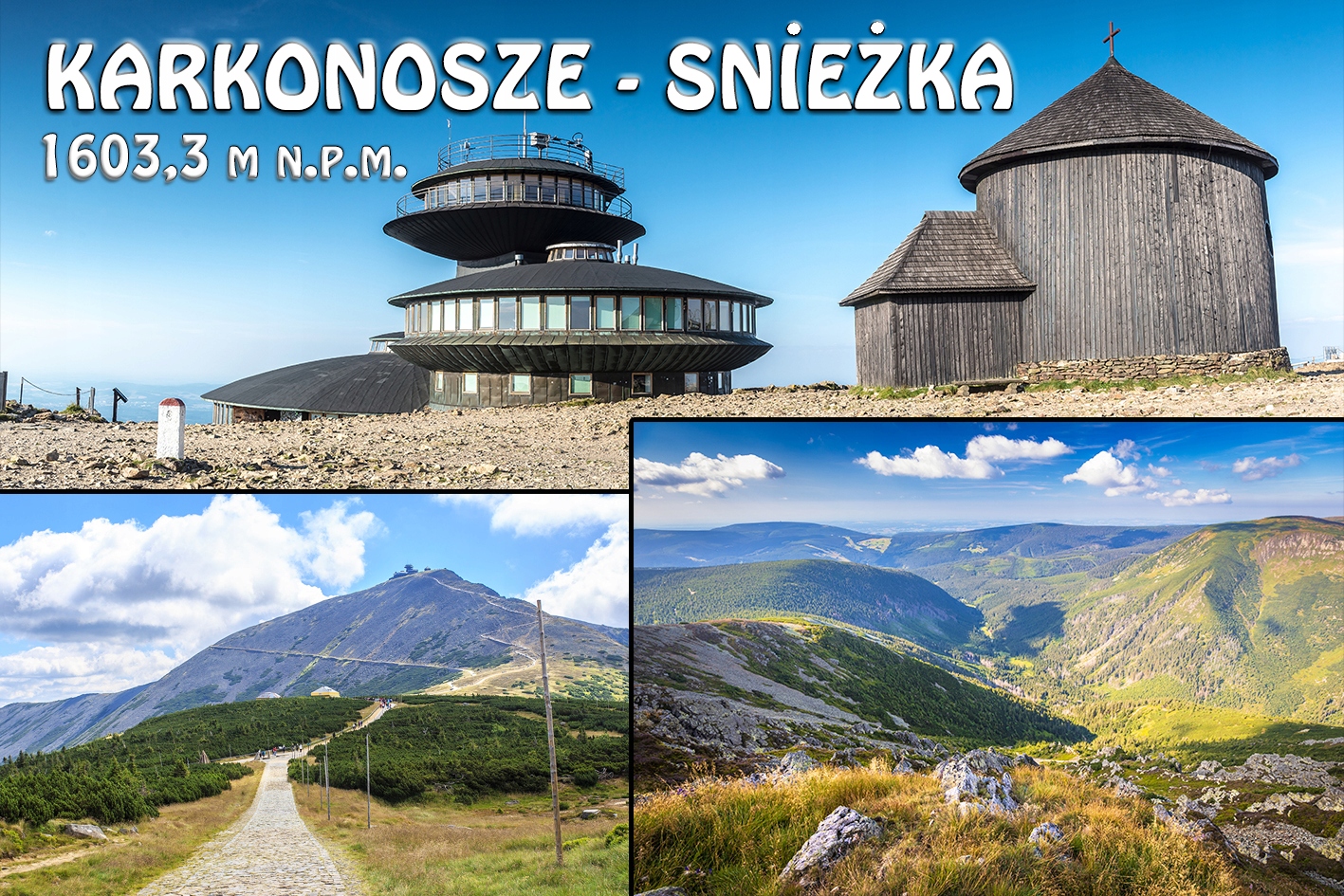 

Magnesy na lodówkę miasta - Karkonosze Śnieżka