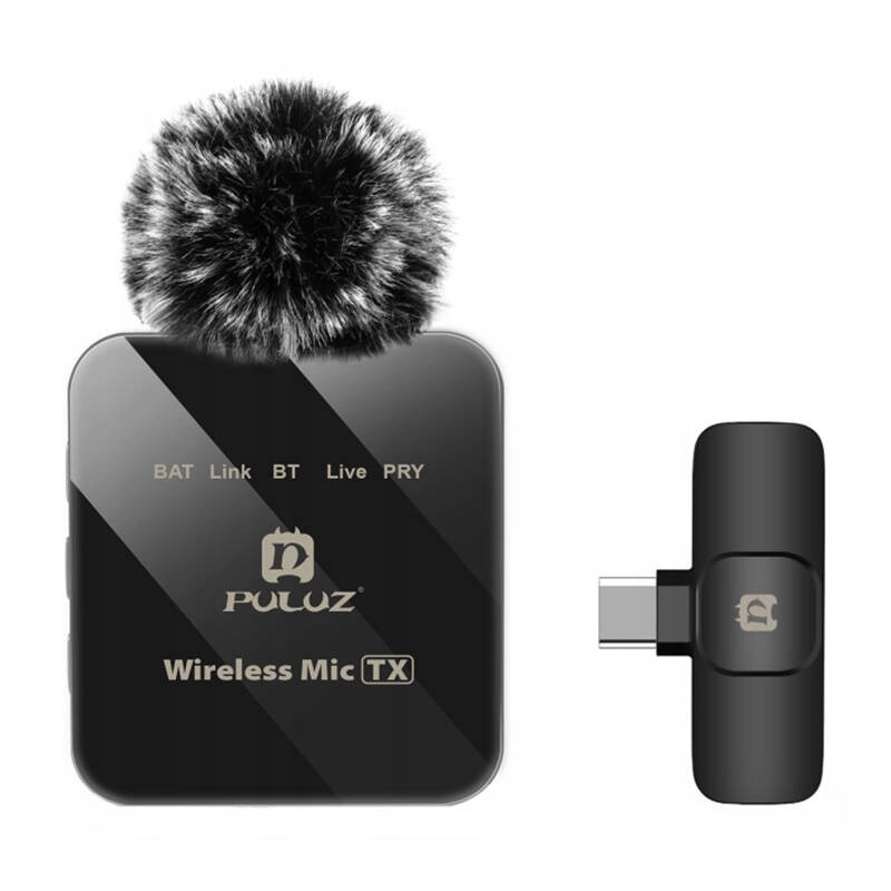 Bezdrátový mikrofon Puluz PU648B (usb-c)