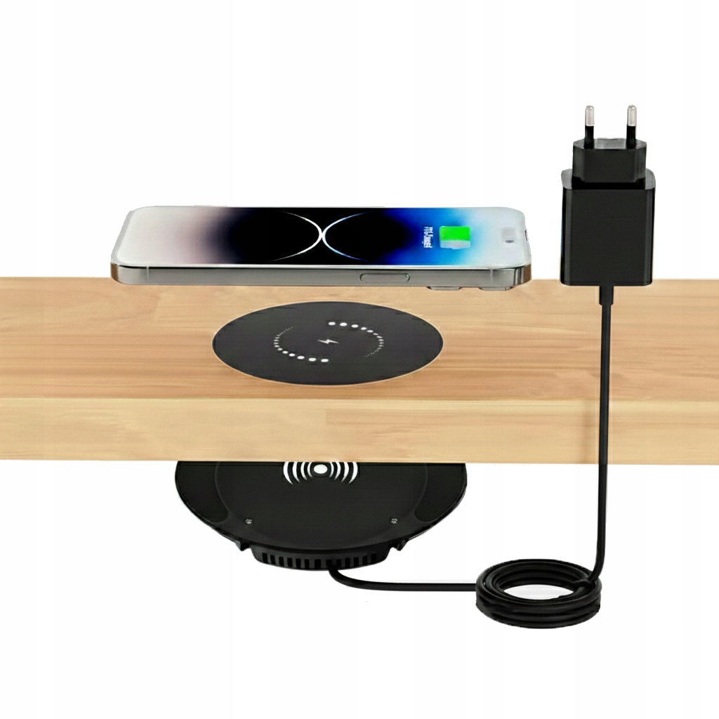 Ładowarka indukcyjna podblatowa 30mm zasilacz T09 10W