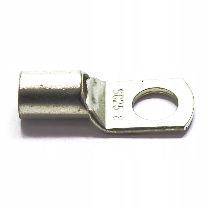 KONEKTOR OCZKOWY MIEDŹ Cu 25mm2 M8 KOŃCÓWKA 10szt Stan opakowania oryginalne