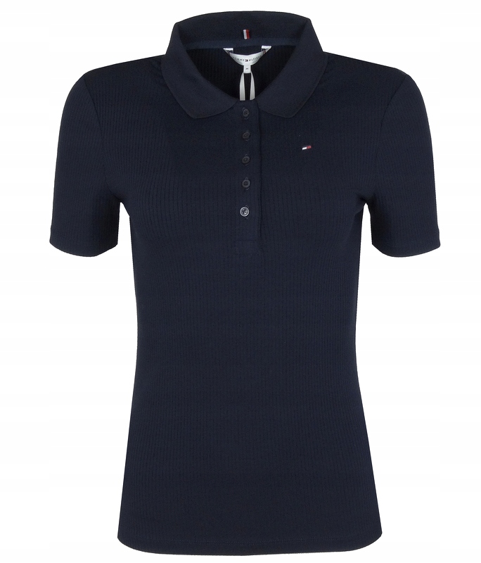 Tommy Hilfiger, dámské polo, Slim, tmavě modrá, M
