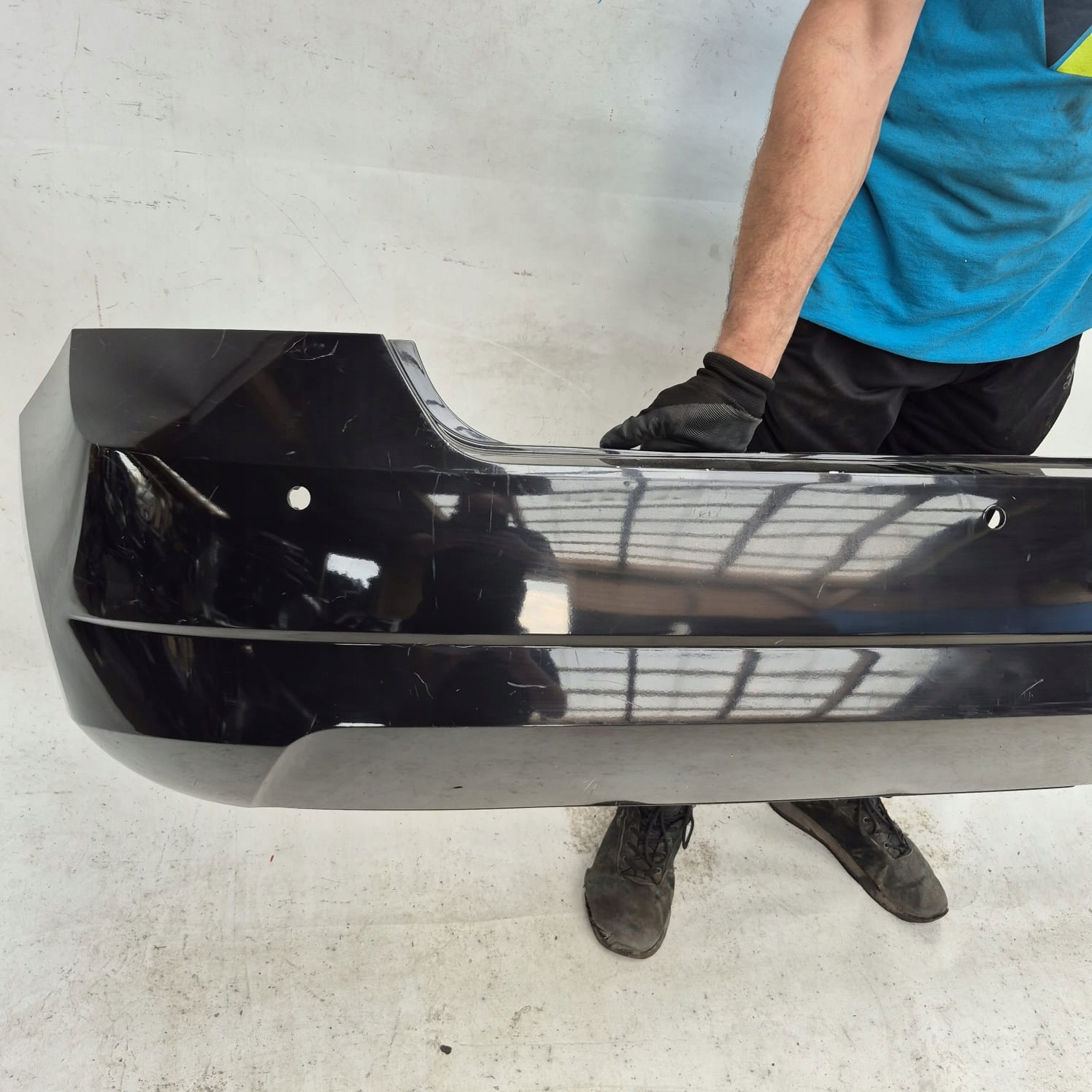 SKODA FABIA III 3 HB 14-18 bumper rear part rear PDC