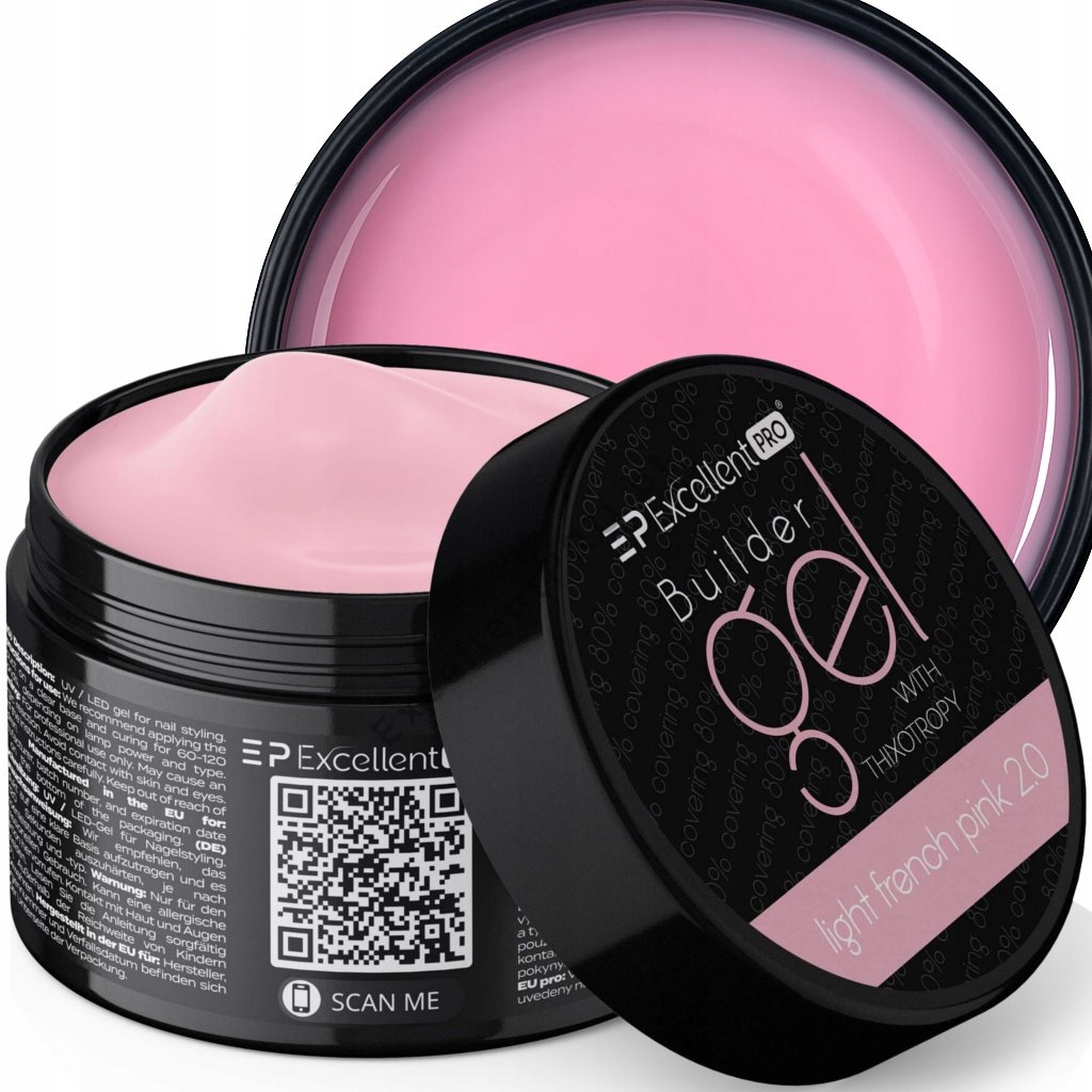 Builder Gel Żel Samopoziomujący Light French Pink 2.0