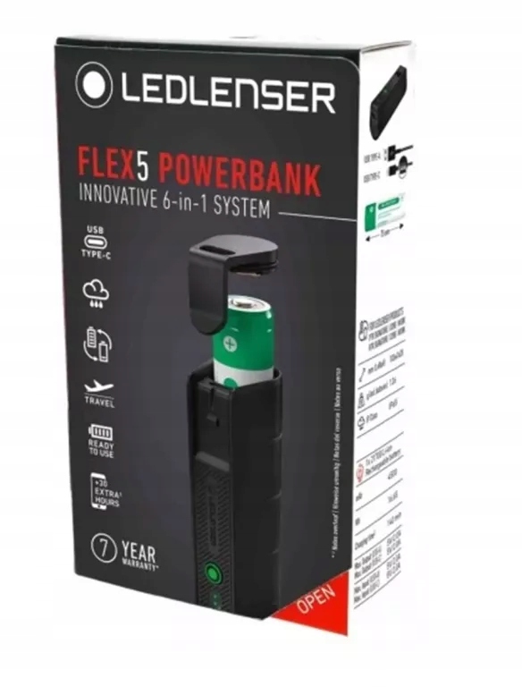 Powerbank Ledlenser FLEX5 4500MAH Czarny