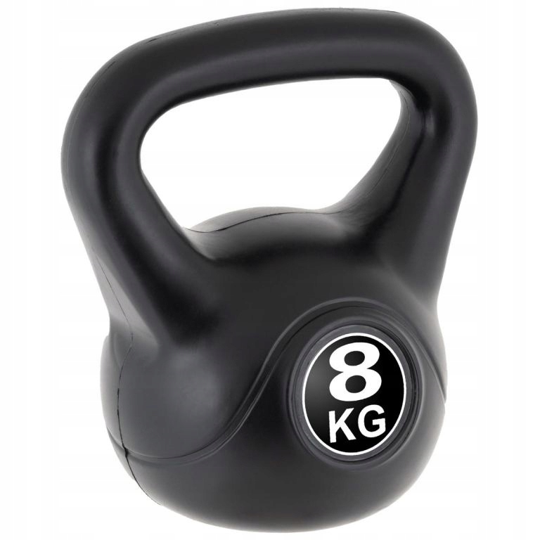 Kettlebell kompozytowy 8 kg Abs uchwyt trwały odważnik