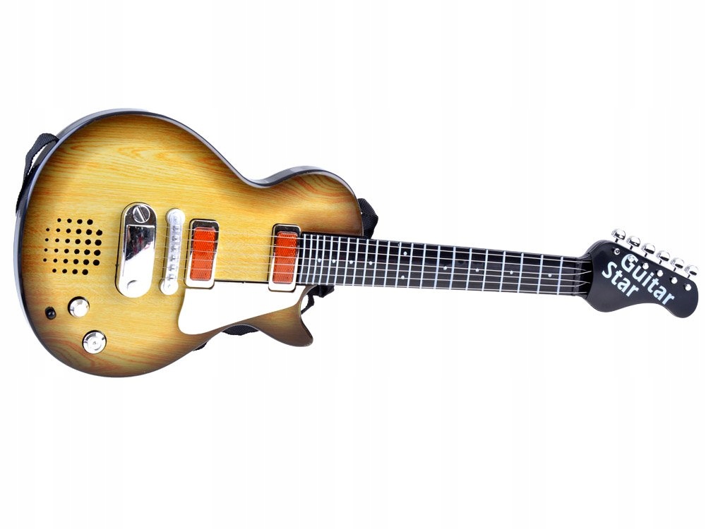DUŻA ROCKOWA GITARA DLA DZIECKA `DŹWIĘK I ŚWIATŁO Kod producenta Y-