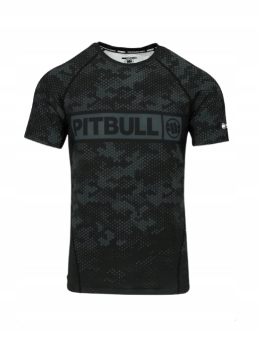 Rashguard Hex Camo Hilltop Black Pit Bull West Coast S