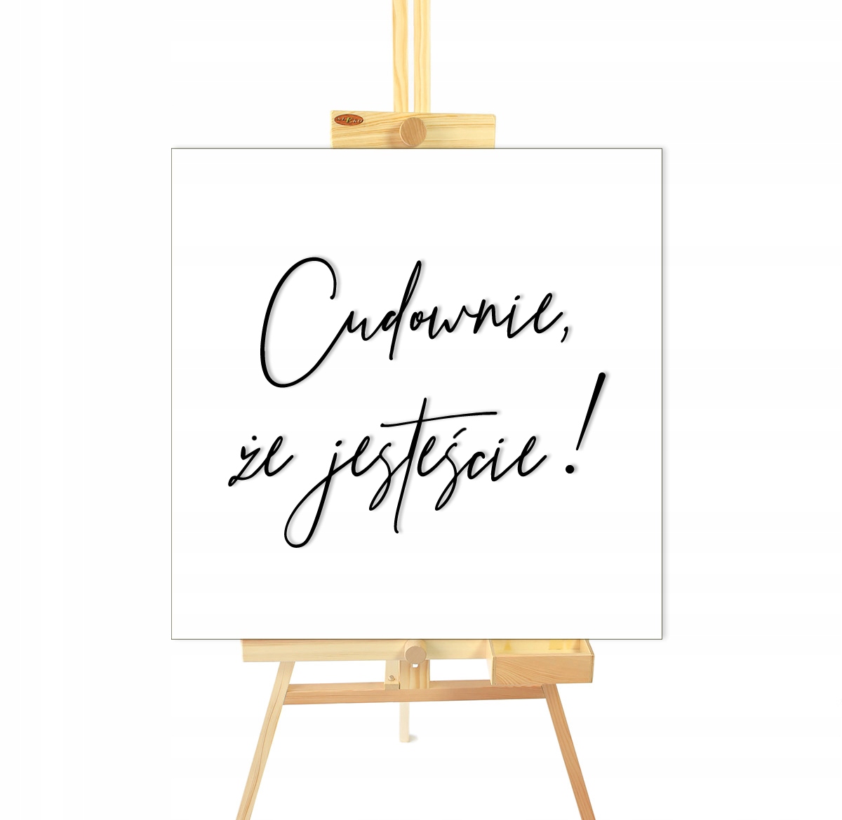 Tablica Powitalna 50 cm Twój Napis 3D Gratis