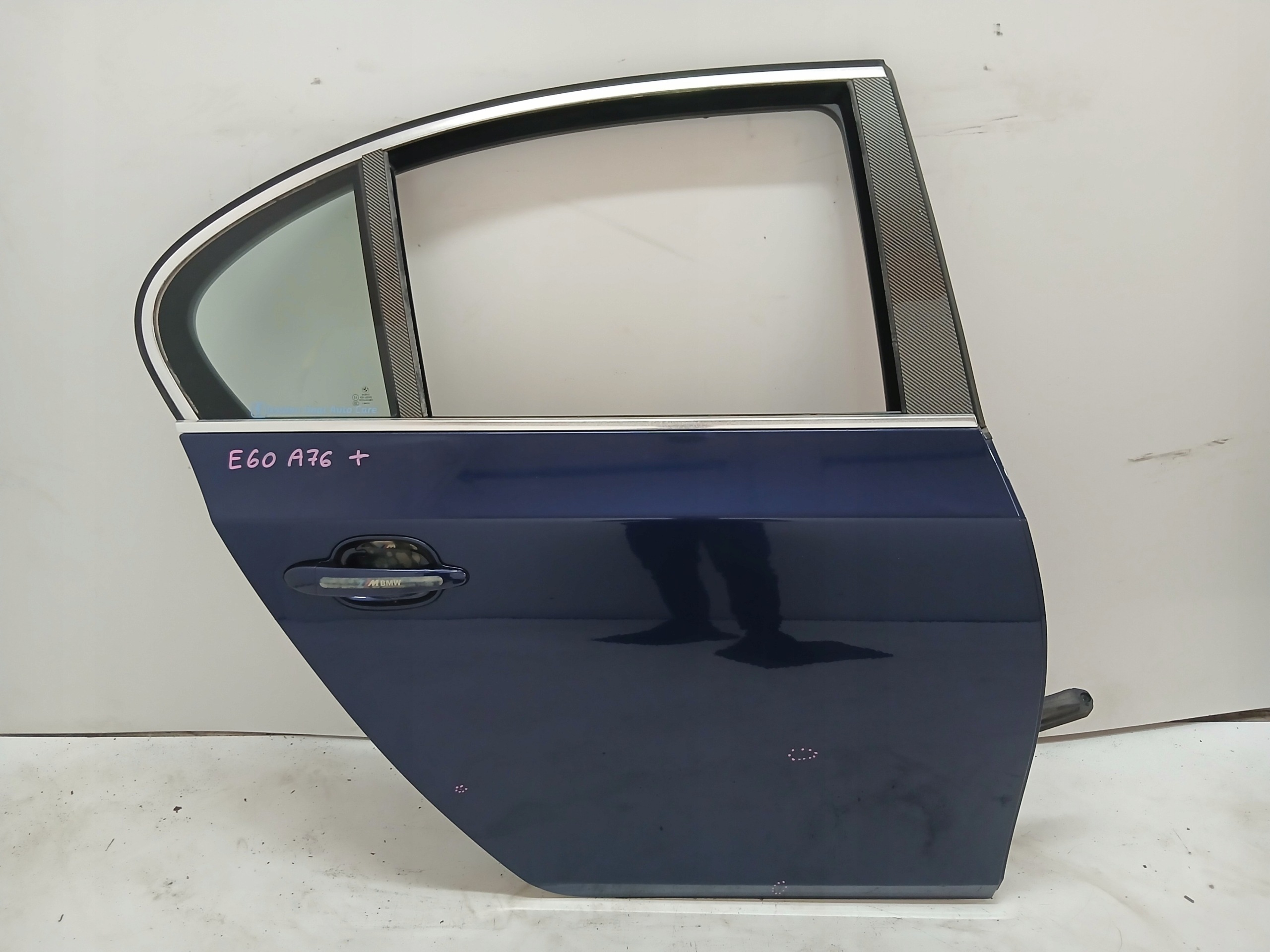 Tür rechts hinten heck BMW E60 A76/5 TIEFSEEBLAU