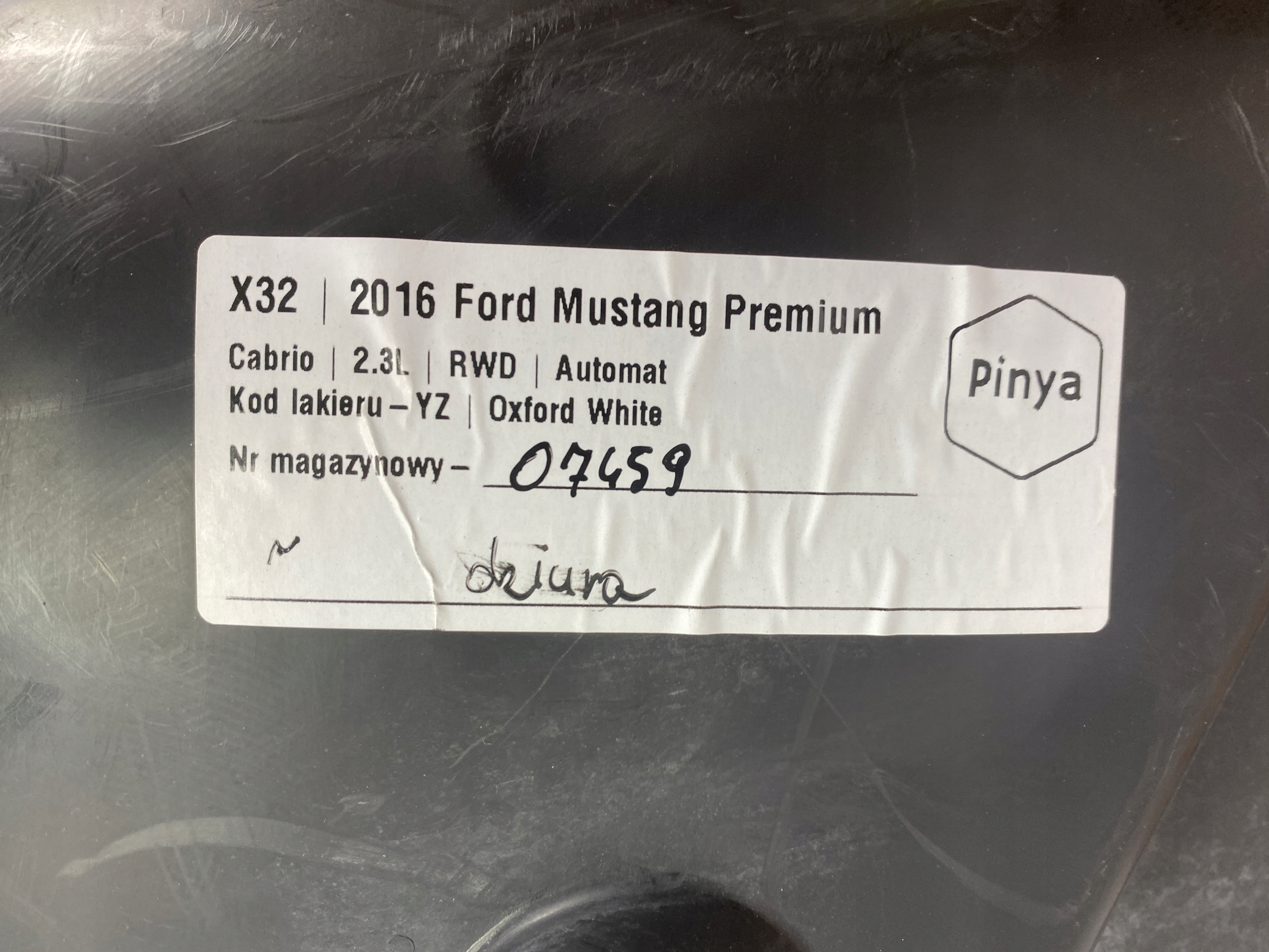 mudguard fender front right Ford Mustang VI 2015+
